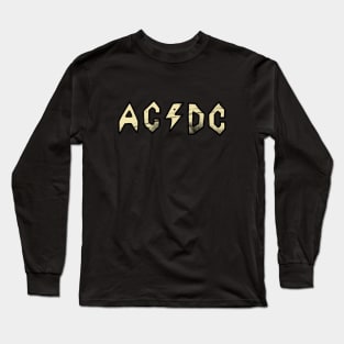 Butt-Head AC/DC Distressed - Cream Long Sleeve T-Shirt